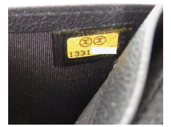 Cartera Larga de Cuero Camelia Chanel Negro - vista 6