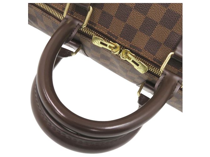 Borsa a Tracolla Keepall 55 Damier Louis Vuitton Marrone - vista 6