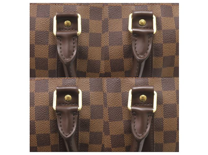 Borsa a Tracolla Keepall 55 Damier Louis Vuitton Marrone - vista 7