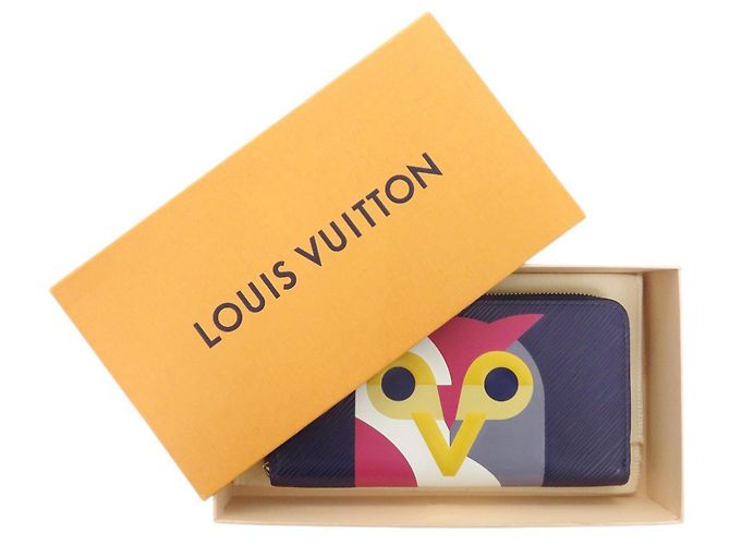 Cartera Zippy de cuero Epi Louis Vuitton Púrpura - vista 2