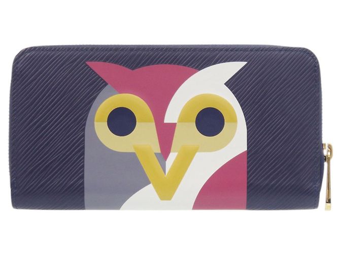 Cartera Zippy de cuero Epi Louis Vuitton Púrpura - vista 3