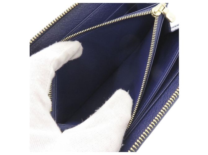 Cartera Zippy de cuero Epi Louis Vuitton Púrpura - vista 6