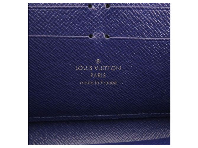 Cartera Zippy de cuero Epi Louis Vuitton Púrpura - vista 8