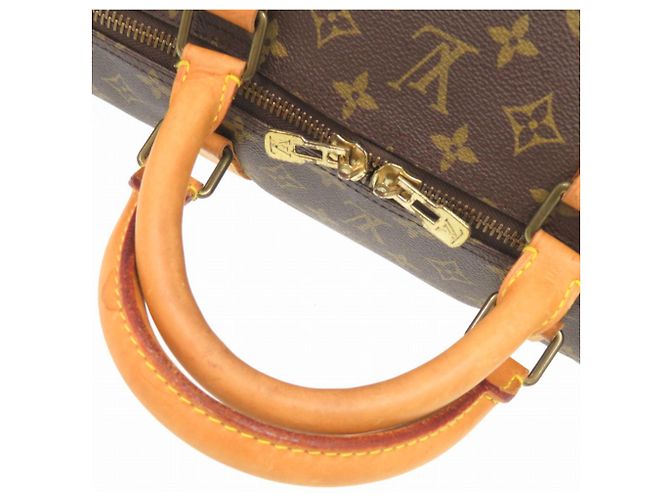 Borsa Boston Keepall 60 Monogram Louis Vuitton Marrone - vista 6