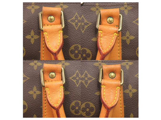 Borsa Boston Keepall 60 Monogram Louis Vuitton Marrone - vista 7