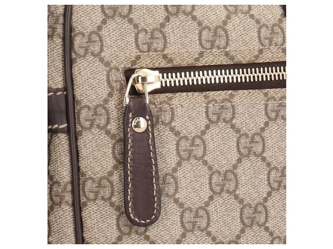 Bolso Mensajero GG Supreme de Gucci Castaño Beige - vista 10