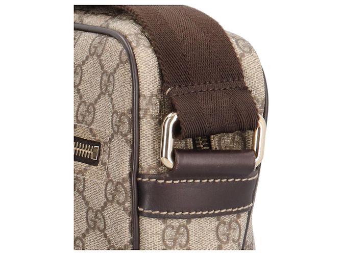 Bolso Mensajero GG Supreme de Gucci Castaño Beige - vista 12