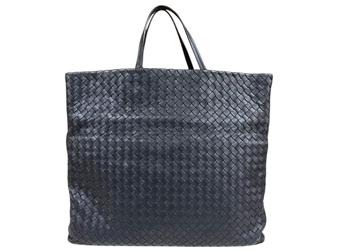 Borsa a Spalla Intrecciato Bottega Veneta Nero - vista 3