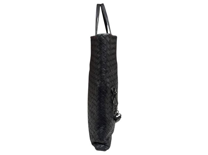 Borsa a Spalla Intrecciato Bottega Veneta Nero - vista 4