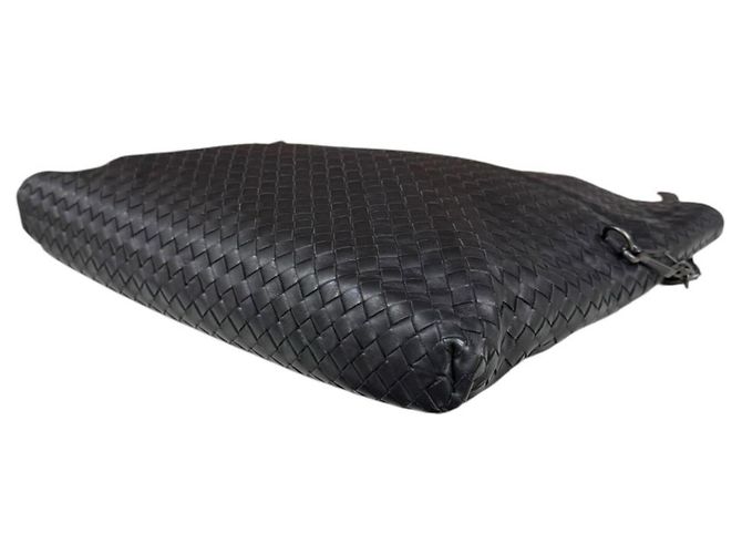 Borsa a Spalla Intrecciato Bottega Veneta Nero - vista 5