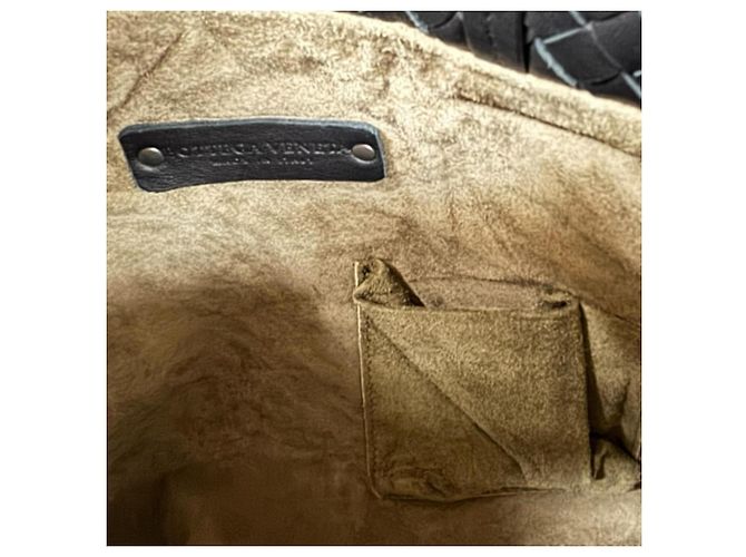 Borsa a Spalla Intrecciato Bottega Veneta Nero - vista 7