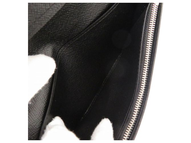 Brazza Louis Vuitton Monogram Macassar Long Wallet Brown Black - view 5