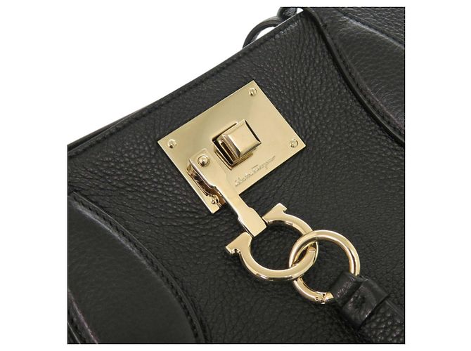 Gancini Leder Tote Bag von Salvatore Ferragamo - Ansicht 8