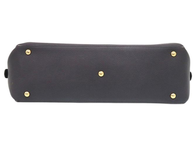 Graue Leder-Tote von Salvatore Ferragamo Braun - Ansicht 3