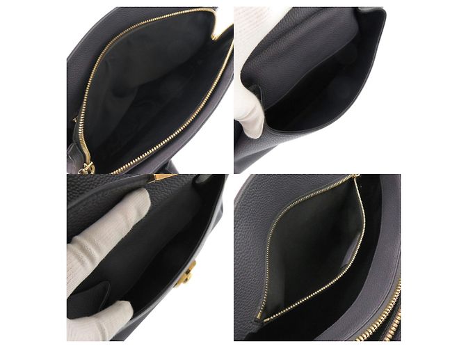 Graue Leder-Tote von Salvatore Ferragamo Braun - Ansicht 8