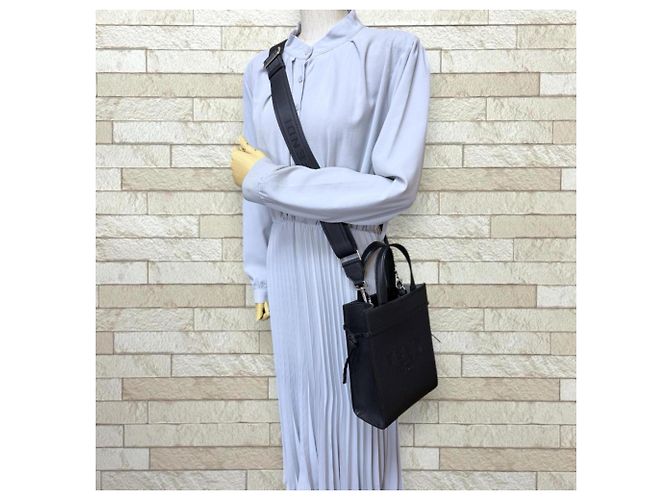 Borsa a Spalla Fendi Go To Shopper Small Nero - vista 2