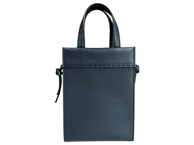 Borsa a Spalla Fendi Go To Shopper Small Nero - vista 3