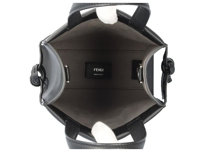 Borsa a Spalla Fendi Go To Shopper Small Nero - vista 6