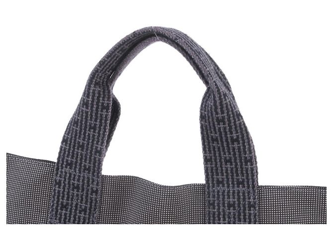 Borsa Tote Herline di Hermès Marrone Nero - vista 2