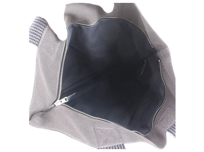 Borsa Tote Herline di Hermès Marrone Nero - vista 7