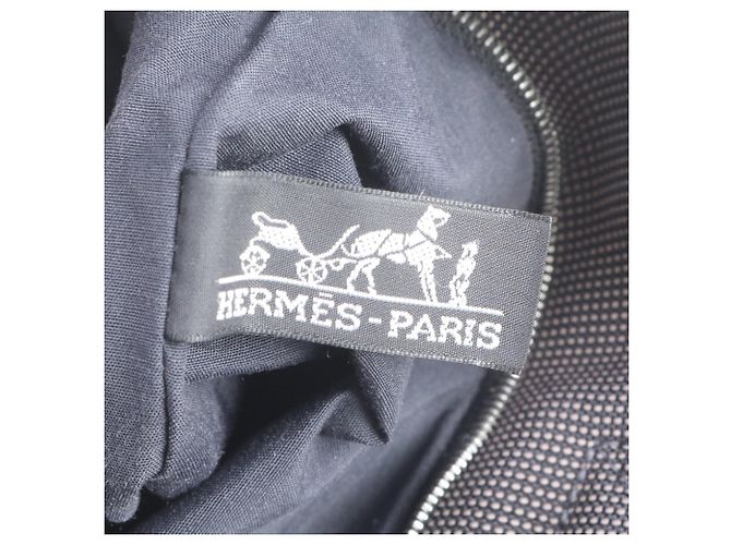 Borsa Tote Herline di Hermès Marrone Nero - vista 8