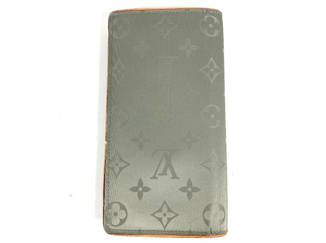Portafoglio Lungo Brazza in Titanio Monogramma Louis Vuitton Marrone - vista 2