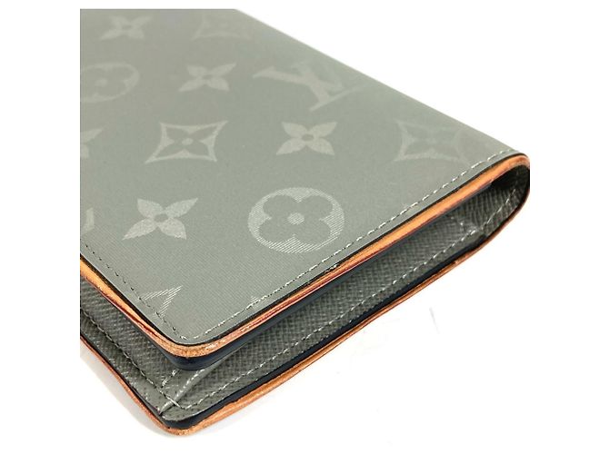 Portafoglio Lungo Brazza in Titanio Monogramma Louis Vuitton Marrone - vista 5