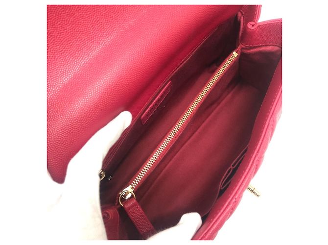 Borsa 2 in 1 Chanel Matelassé Coco Handle 29 Rosso - vista 13