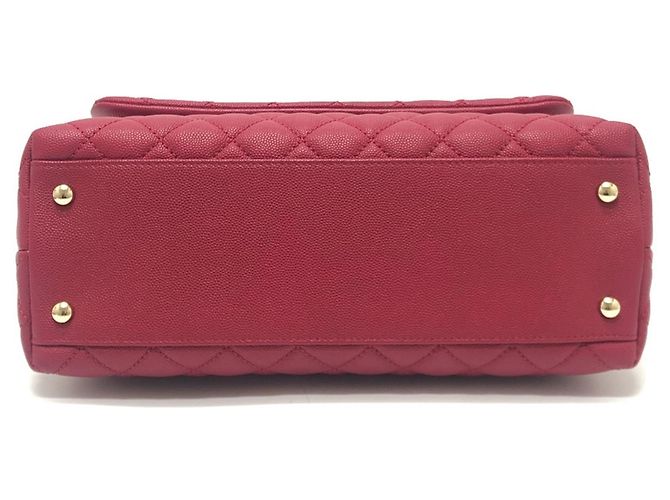 Borsa 2 in 1 Chanel Matelassé Coco Handle 29 Rosso - vista 4