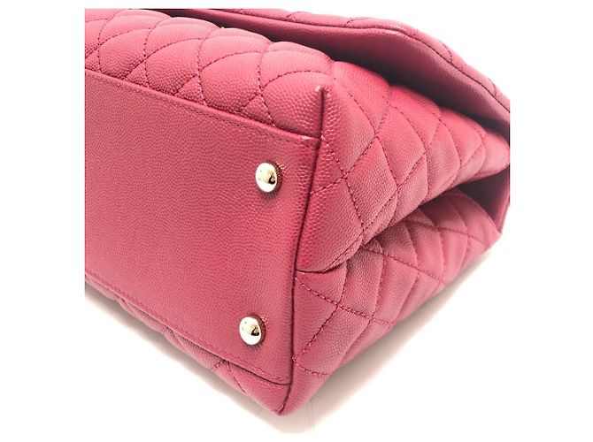 Borsa 2 in 1 Chanel Matelassé Coco Handle 29 Rosso - vista 5