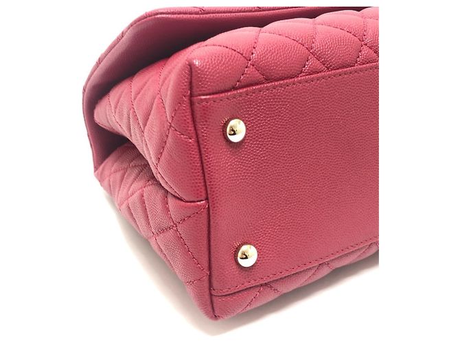 Borsa 2 in 1 Chanel Matelassé Coco Handle 29 Rosso - vista 6