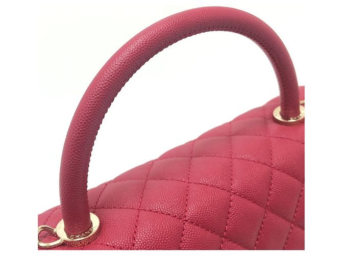 Borsa 2 in 1 Chanel Matelassé Coco Handle 29 Rosso - vista 7