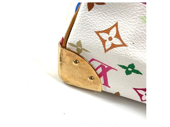 Borsa Boston Monogram Multicolore Louis Vuitton Bianco - vista 11