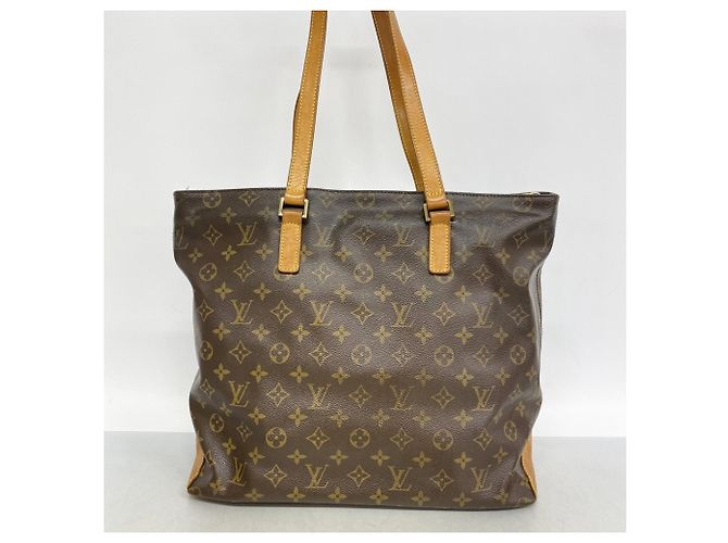 Louis Vuitton Monogram Cabas Mezzo Tote Bag Braun - Ansicht 12