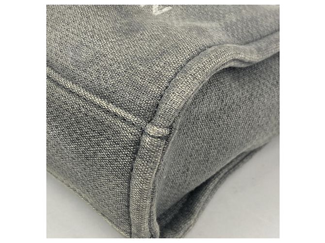 Borsa Tote Chanel Deauville con catena Marrone - vista 11