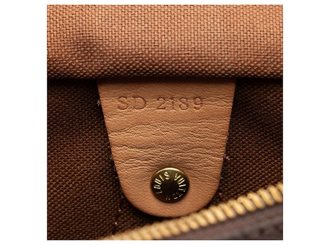 Borsa a Spalla Speedy Bandouliere 30 in Tela Monogram Louis Vuitton Marrone - vista 6