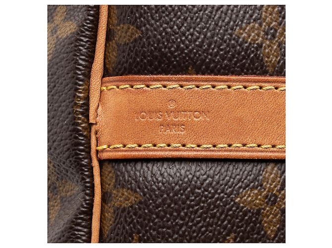 Borsa a Spalla Speedy Bandouliere 30 in Tela Monogram Louis Vuitton Marrone - vista 8