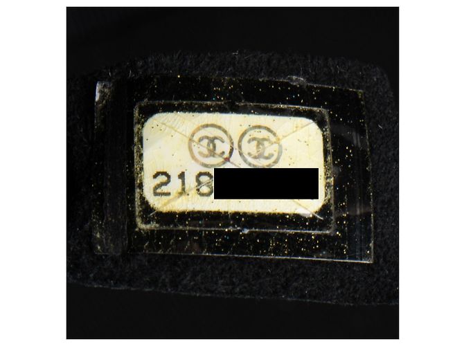 Chanel Bicolor Kalbsleder Alte Medium Boy Bag Schwarz - Ansicht 6