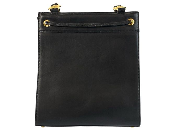 Borsa a Spalla in Pelle Medusa di Versace Nero - vista 2