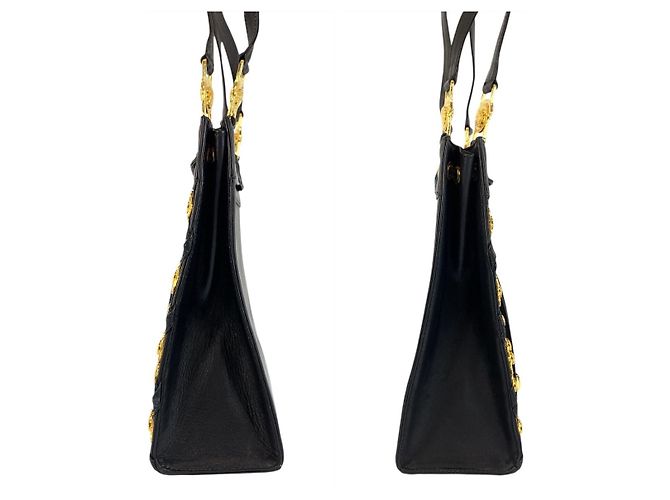 Borsa a Spalla in Pelle Medusa di Versace Nero - vista 8