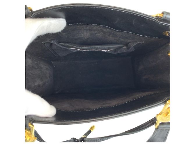 Borsa a Spalla in Pelle Medusa di Versace Nero - vista 9
