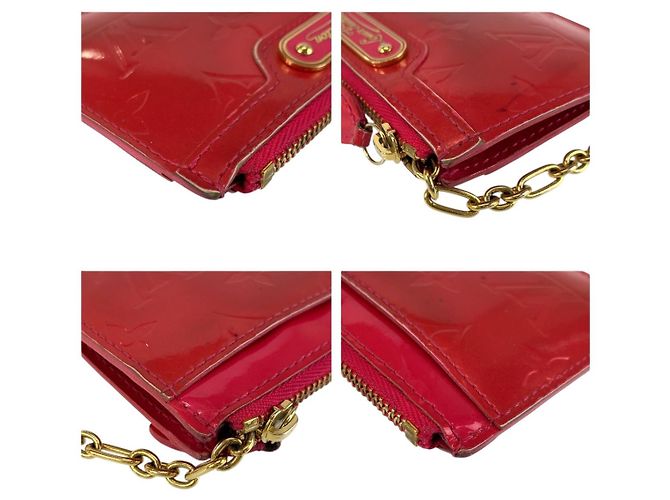 Schlüsselhalter Pochette Cles Vernis Louis Vuitton Pink - Ansicht 5