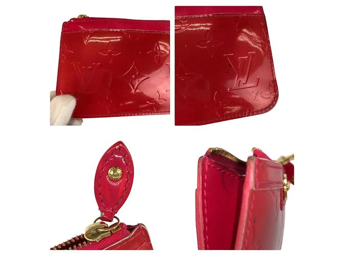 Schlüsselhalter Pochette Cles Vernis Louis Vuitton Pink - Ansicht 6