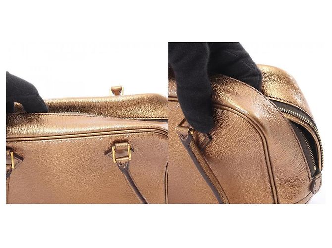 Bolso Hermès Mini Plume 20 Marrón Castaño - vista 3