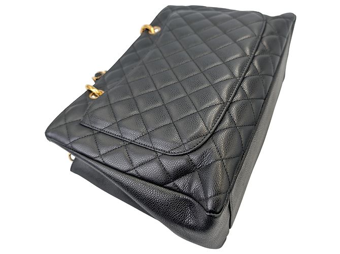 Chanel GST Caviar Nero Oro - vista 10