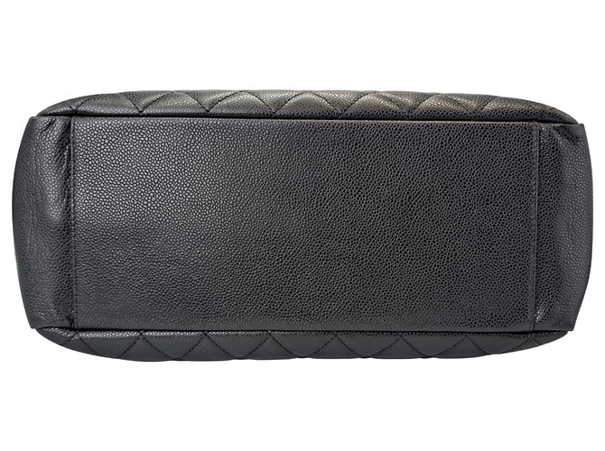 Chanel GST Caviar Nero Oro - vista 6