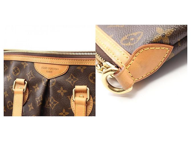 Borsa Louis Vuitton Palermo PM Marrone - vista 8