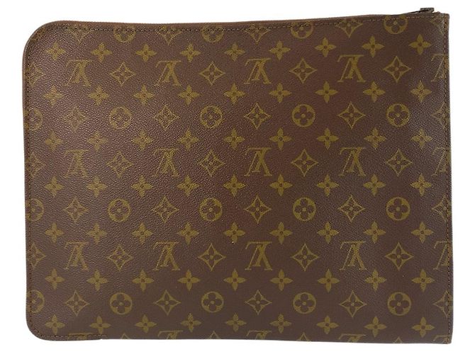 Borsa Clutch Monogram Louis Vuitton Marrone - vista 2