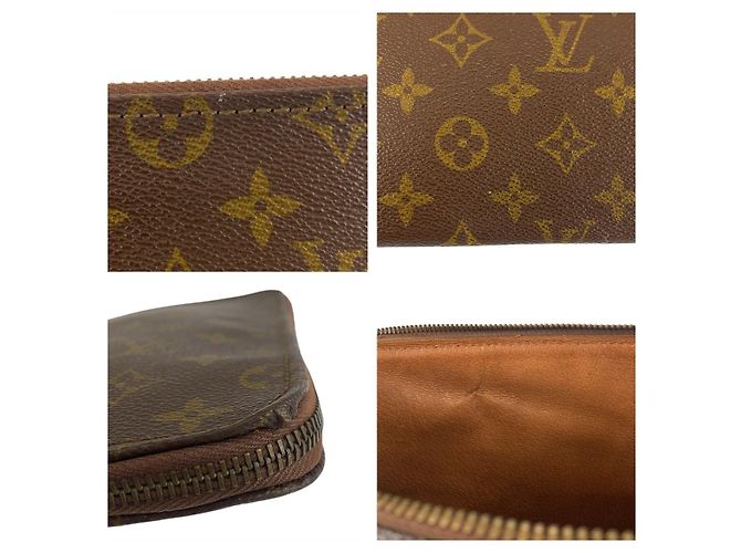 Borsa Clutch Monogram Louis Vuitton Marrone - vista 6