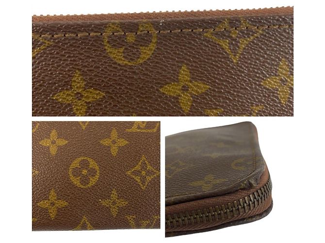 Borsa Clutch Monogram Louis Vuitton Marrone - vista 7